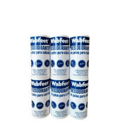 Polvos desodorantes para calzado Wabfeet | pack 6 botes