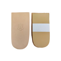 Alza de Piel para Calzado 15mm Wabfeet — Elevación Media para Estatura